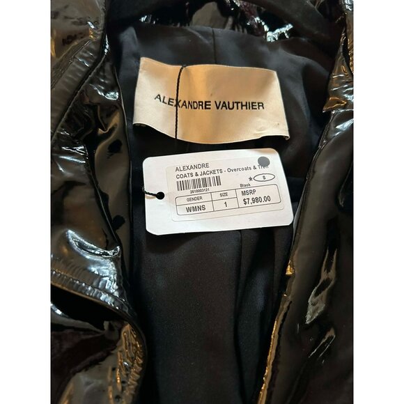 NWT $8k Alexandre Vaulthier Full-Length Jacket in Black - Picture 11 of 11